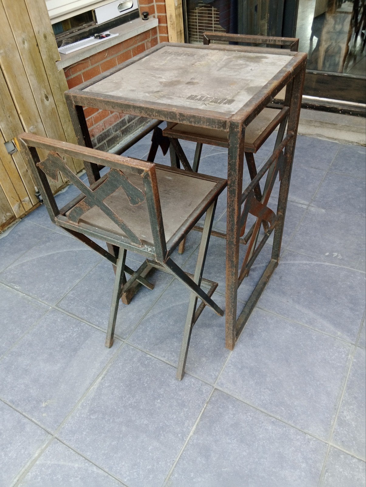 hapkin tafel met 2 stoelen, Verzamelen, Ophalen of Verzenden