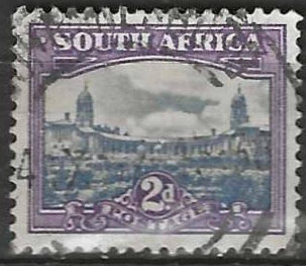 Zuid-Afrika 1950 - Yvert 182 - Gebouw van de Unie (ST), Postzegels en Munten, Postzegels | Afrika, Gestempeld, Zuid-Afrika, Verzenden