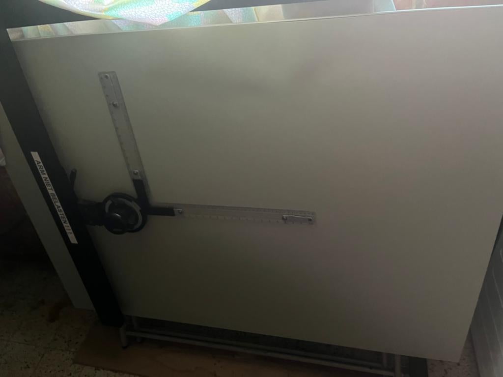 Vintage tekentafel met contragewicht, Ophalen, Gebruikt, Overige typen