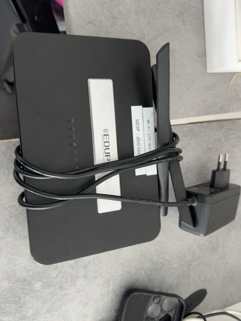 Routeur 4G LTE EDUP EP-N9522 avec carte SIM – WiFi, Enlèvement, Comme neuf, Routeur