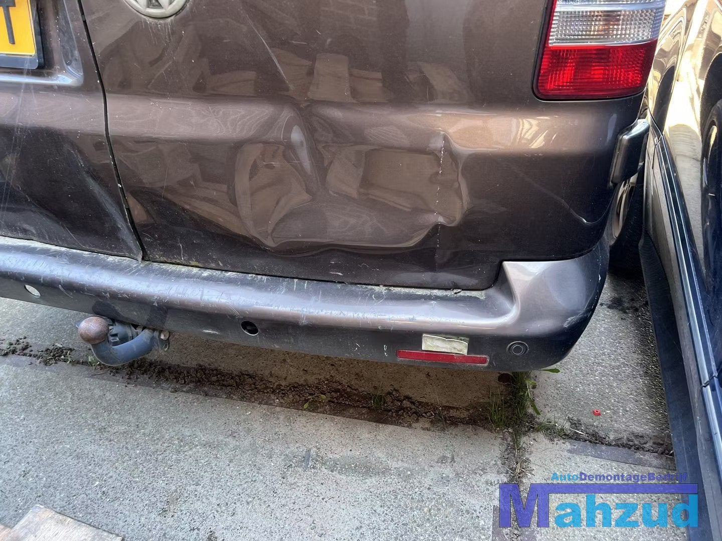 VW TRANSPORTER T5 5 bruin achterbumper 2003-2015, Arrière, Pare-chocs, Volkswagen, Volkswagen AG