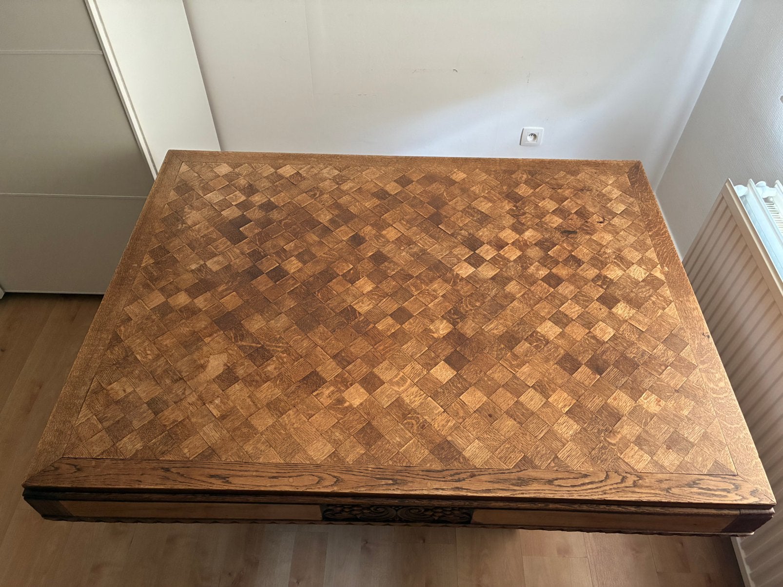 Antieke tafel, Ophalen
