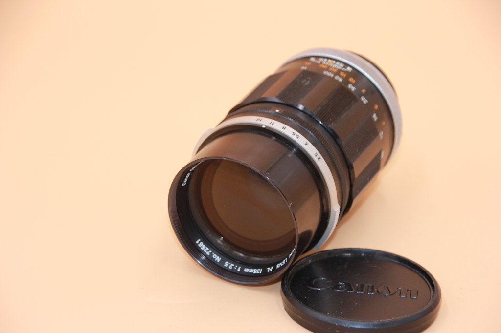 CANON FD FL 135/2.5, Ophalen of Verzenden, Gebruikt, Spiegelreflex, Canon