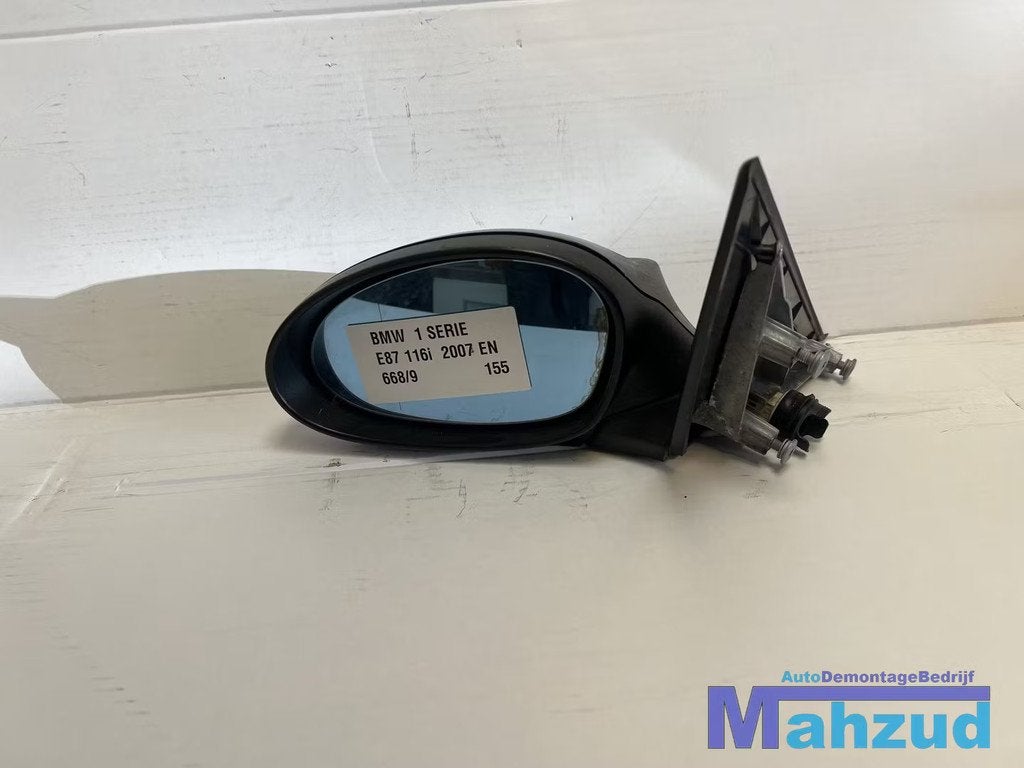 BMW 1 SERIE E87 Zwart 668/9 Links spiegel 2003-2011, Auto-onderdelen, Petuelring 130
80788  Munich, DE, Gebruikt, Info@bmw.de