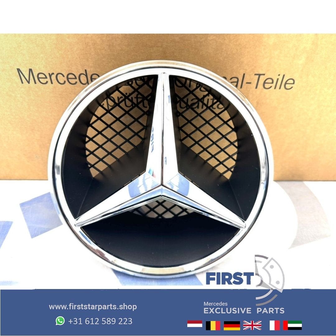 Mercedes AMG GRIL STER LOGO CHROOM W176 W177 W205 W117 W118, Utilisé, -, -, Enlèvement ou Envoi