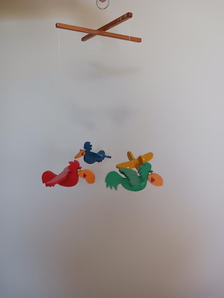 Houten mobiel, Kinderen en Baby's, Ophalen, Zo goed als nieuw, Overige typen