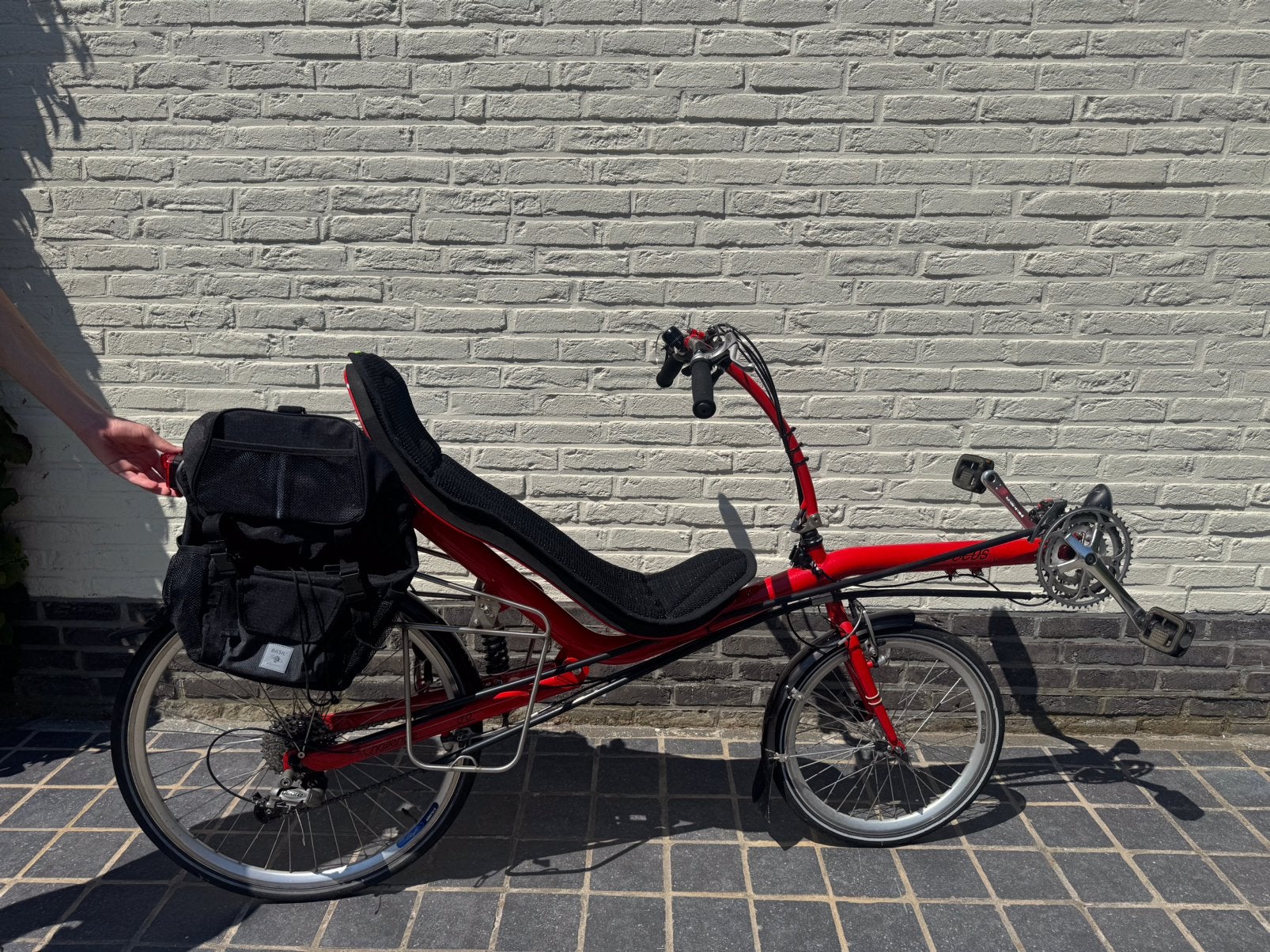 Vélo allongé Focus Challenge, Vélos & Vélomoteurs, Frein sur jante, Comme neuf, Enlèvement, Guidon haut