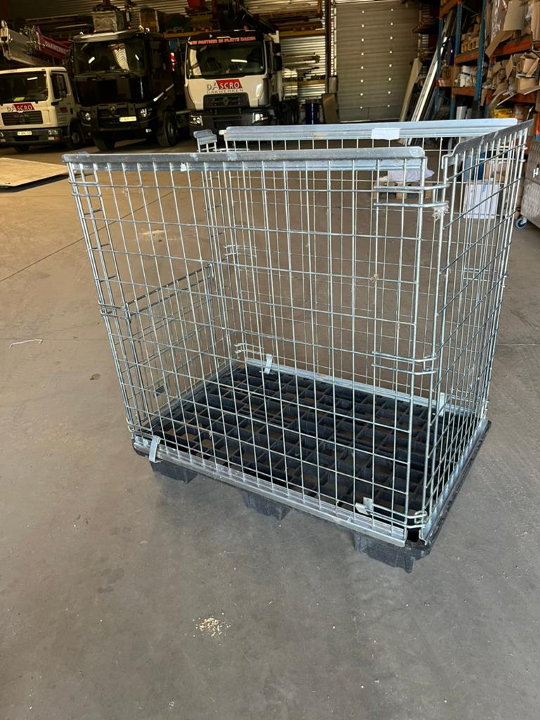 Gaascontainer, gitterbox, draadcontainer, Ophalen, Zo goed als nieuw