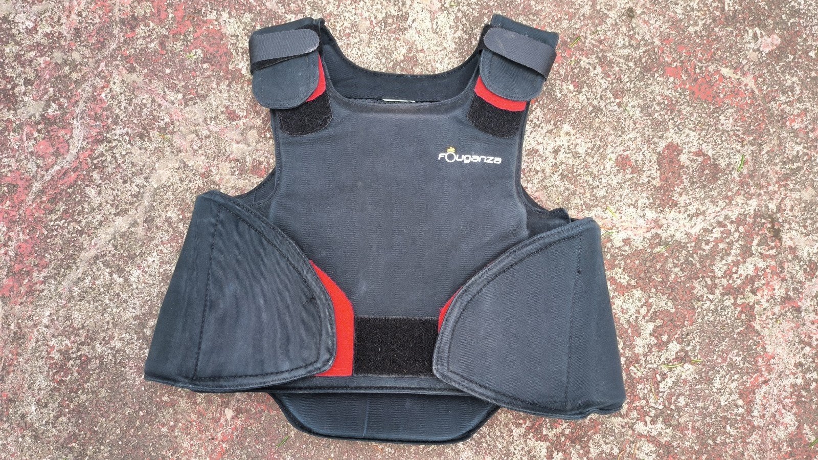 gilet d'équitation 8-10 ans - Fouganza, Animaux & Accessoires, Vêtements d'équitation, Autres tailles, Noir, Enlèvement, Gilet de protection