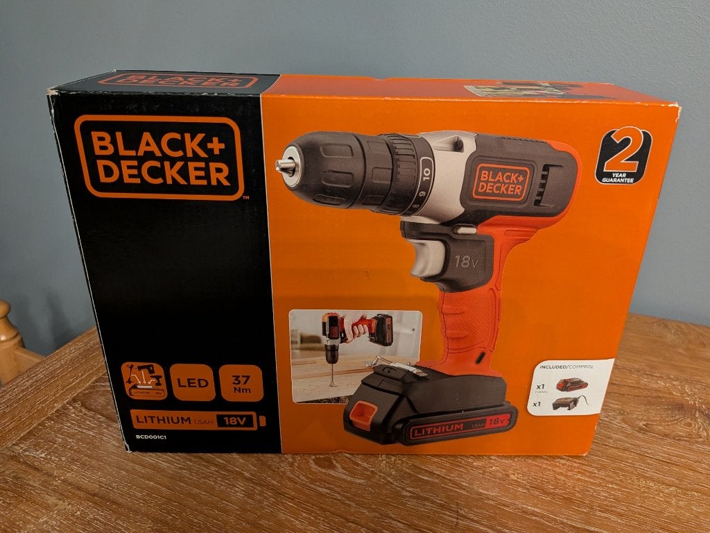 Perceuse-visseuse sans fil Black & Decker 18V, Bricolage & Construction, Enlèvement ou Envoi, Comme neuf, Perceuse, Vitesse variable