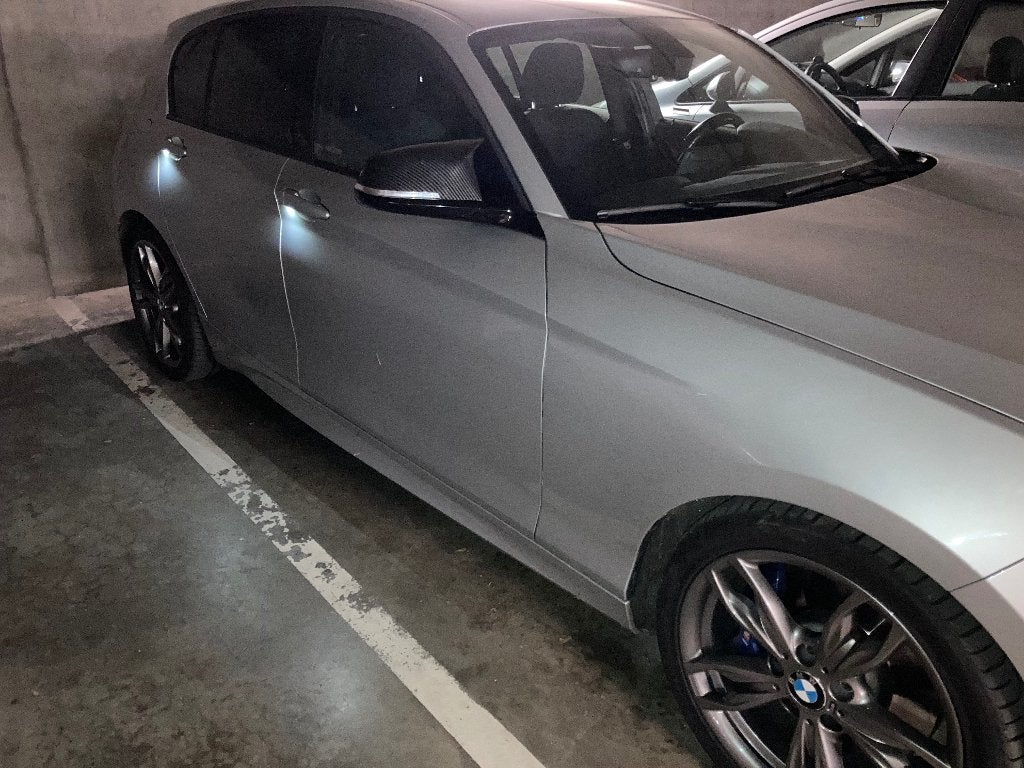 Paar spiegelkappen voor BMW 1-serie, Ophalen, Zo goed als nieuw