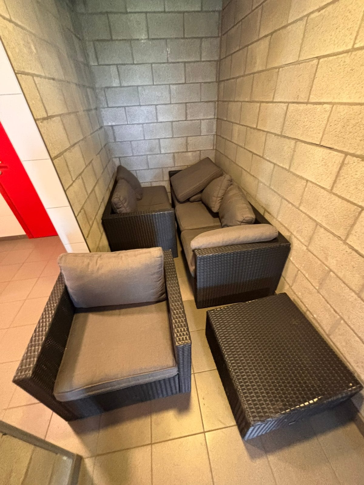 Outdoor Loungeset, Tuin en Terras, Tuinsets en Loungesets, Ophalen, Zo goed als nieuw, Loungeset