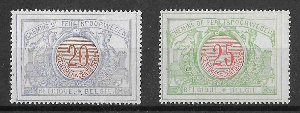 Timbres de Belgique - TR 30/31, Envoi, Neuf