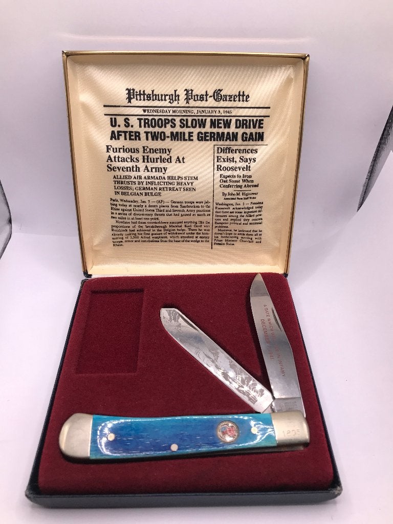 Rare Boker Commemorative Series WWII Trapper numbers, Caravans en Kamperen, Kampeergereedschap, Nieuw, Ophalen of Verzenden