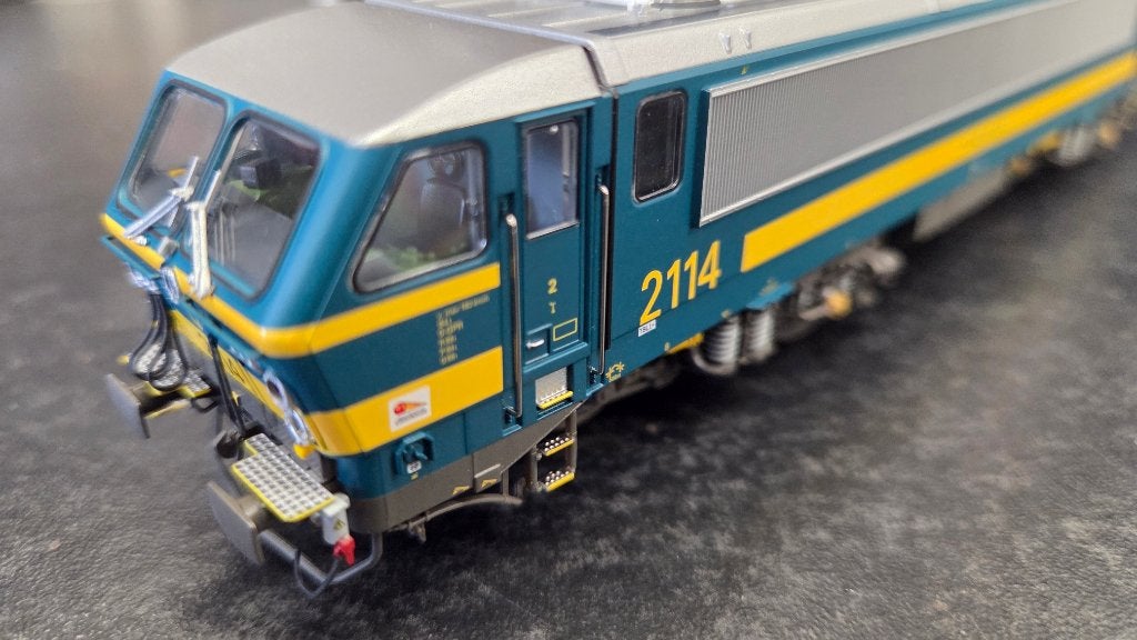 Lsmodels 12077S HLE 2114 SNCB DC SOUND - HO, Hobby & Loisirs créatifs, Enlèvement ou Envoi, Neuf, Courant continu, Locomotive