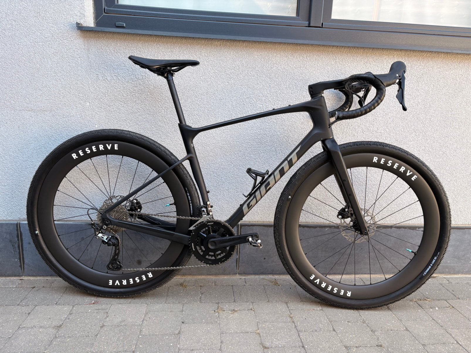 Gravelbike Giant Revolt 0 Advanced : M/L, Enlèvement, Comme neuf, Carbone, Giant