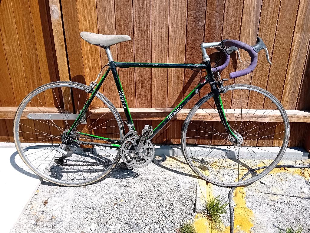 Vélo de course ou vélo de route vintage Gitane taille 54, 51 à 55 cm, Enlèvement, Frein sur jante, Années 60 ou plus récent