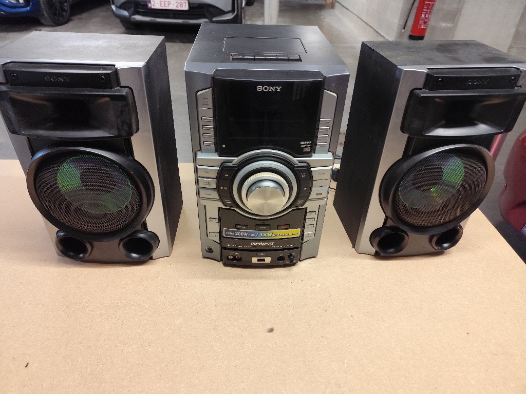Chaine Stéréo Sony HCD-GT111, Micro chaîne, Deck cassettes ou Lecteur-enregistreur de cassettes, Enlèvement, Utilisé