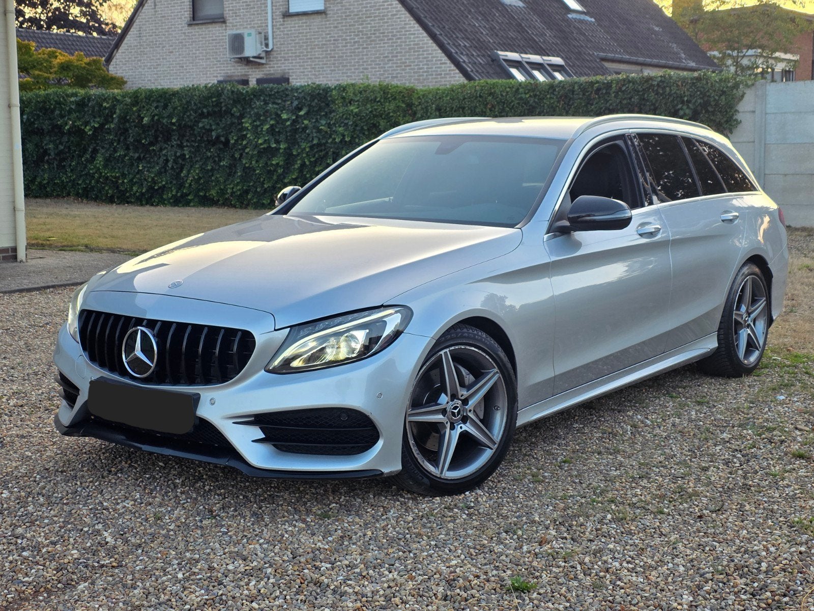 Mercedes-Benz c200 2.2cdi amg pack 2017 euro6 automaat, Cuir, Achat, Entreprise, Break