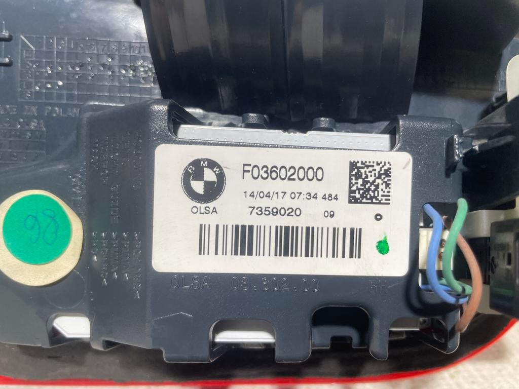 Feux arrière droit BMW F20 LCI 7359020   09, Enlèvement, Utilisé, BMW