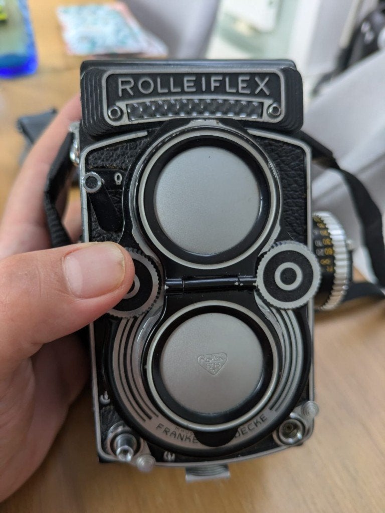 Rolleiflex 3.5F Planar, Audio, Tv en Foto, Fotocamera's Analoog, Ophalen, Gebruikt, Overige Merken