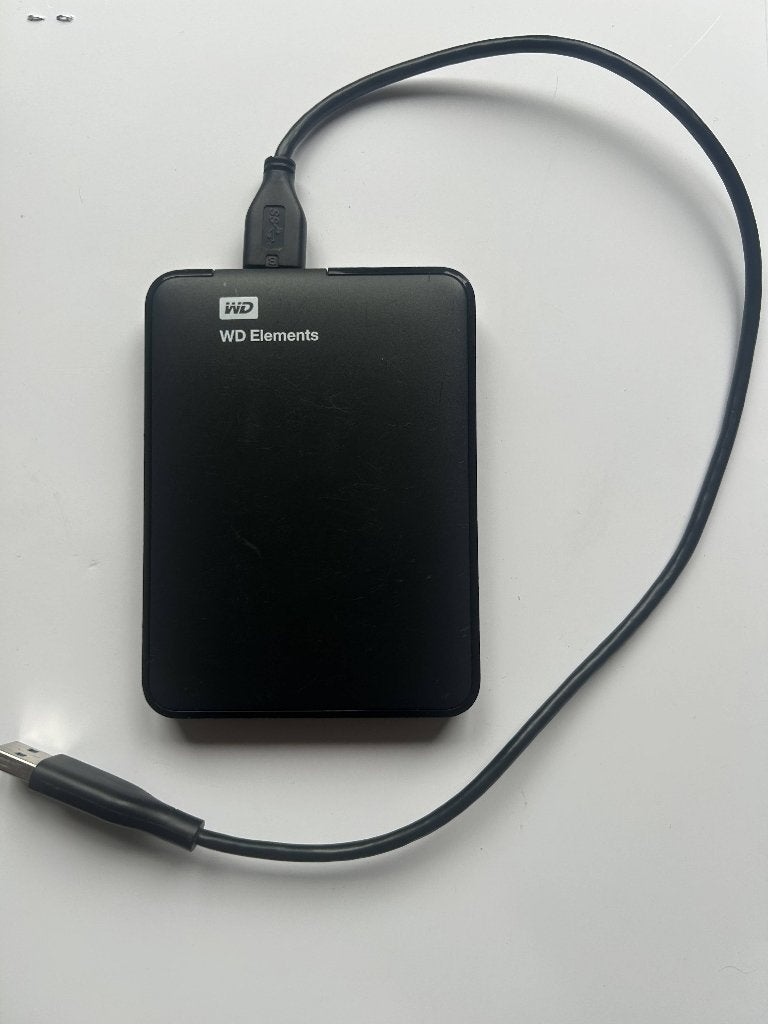 Harde schijf Westrn Digital Elements, Ophalen of Verzenden, Zo goed als nieuw, 1TB, USB