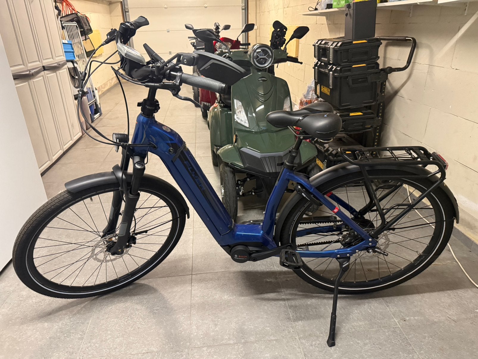 Electrische fiets flyer amper 300 km, Ophalen, Zo goed als nieuw