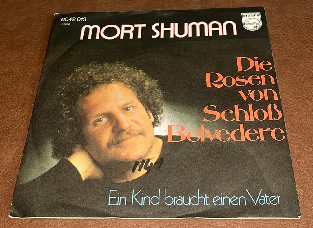 Mort Shuman ‎– Die Rosen Von Schloß Belvedere - 7” vinyl sin, Enlèvement ou Envoi, Utilisé