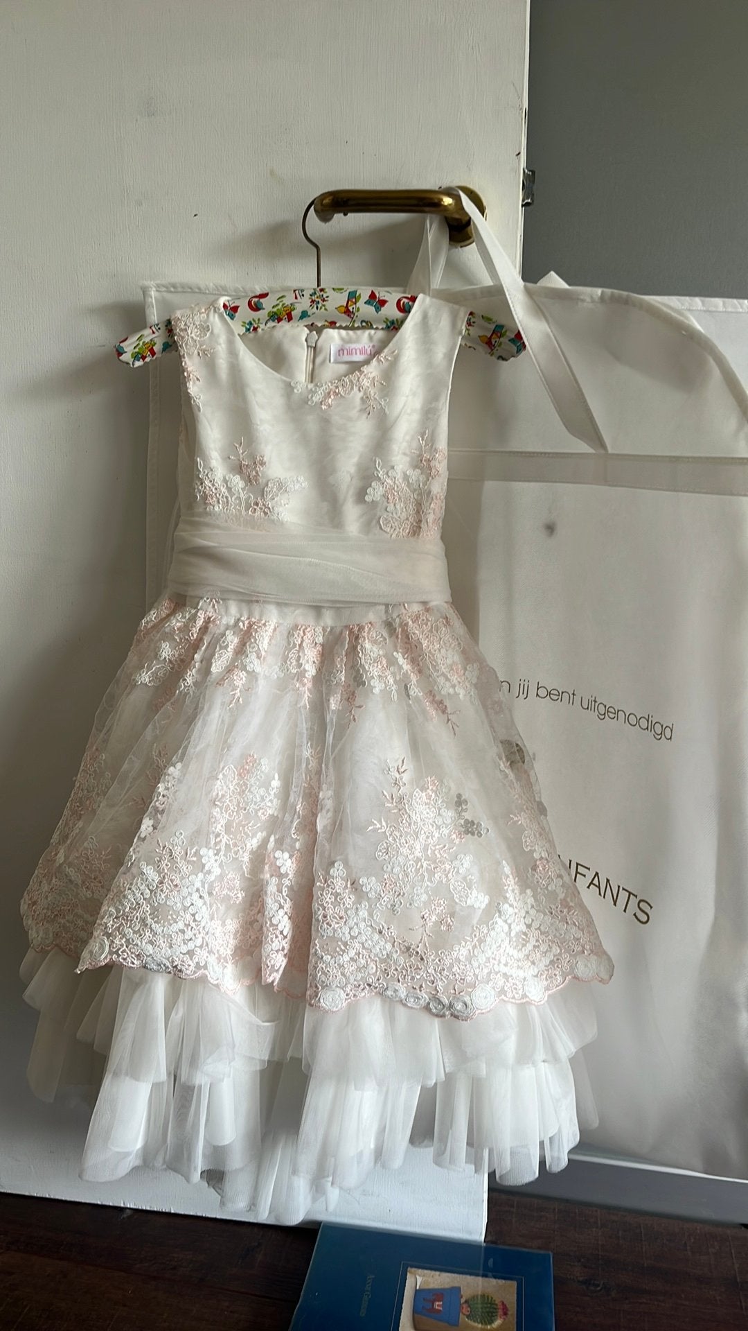 Jurk Bloemenmeisje 6 jaar, Kinderen en Baby's, Kinderkleding | Maat 110, Ophalen, Nieuw, Meisje, Jurk of Rok
