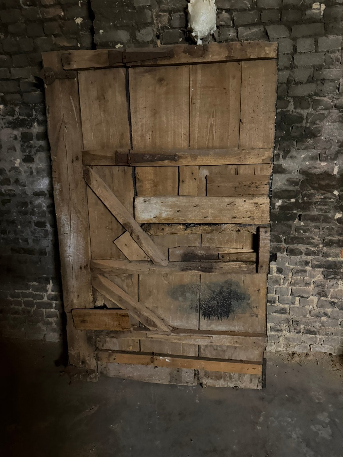 Heel oude staldeur, Ophalen, Gebruikt, Hout, Buitendeur