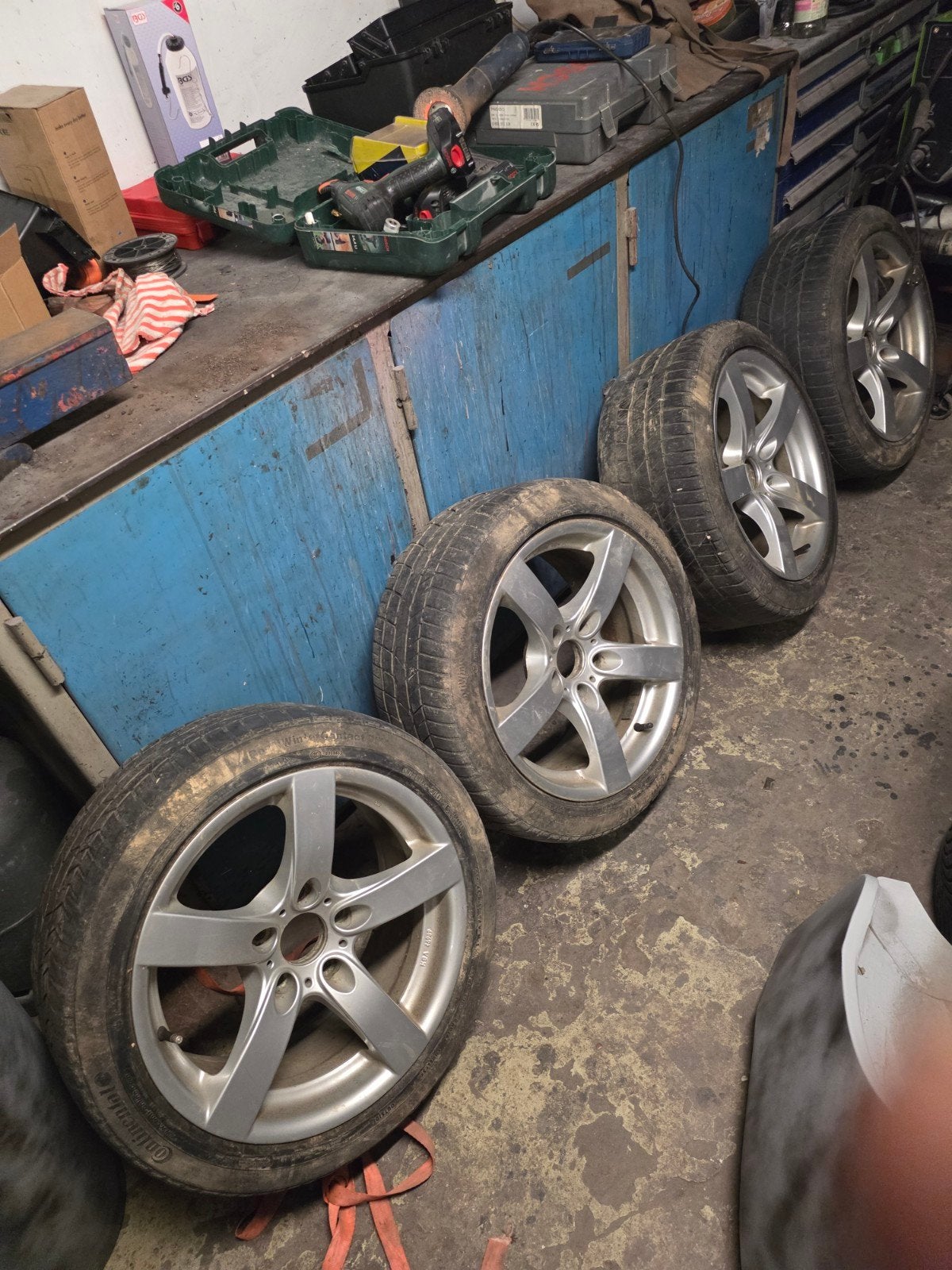 4 17 inch BMW 5x120 velgen, Auto-onderdelen, Ophalen, Gebruikt, Banden en Velgen, 17 inch