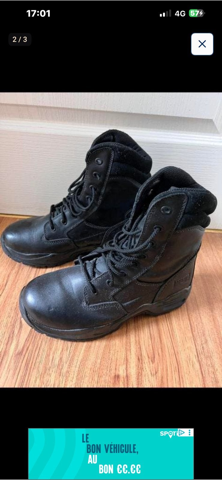 Botte de agent de sécurité neuf Taille 42, Bricolage & Construction, Enlèvement ou Envoi, Comme neuf