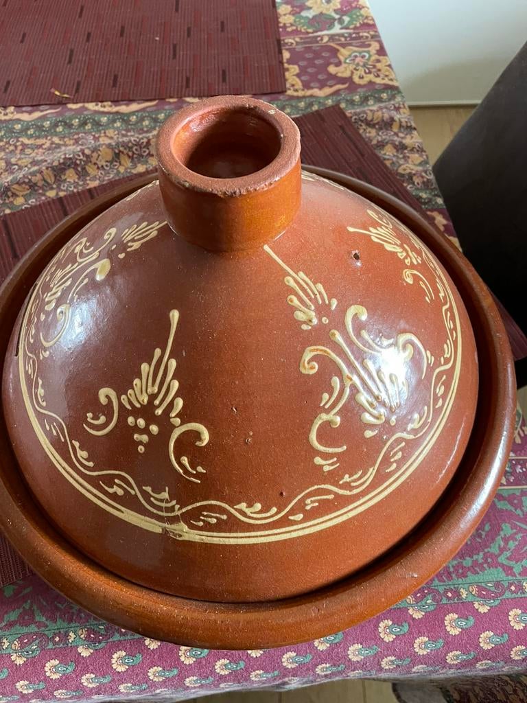 Marokkaanse Tajine bieden, Huis en Inrichting, Ophalen, Zo goed als nieuw