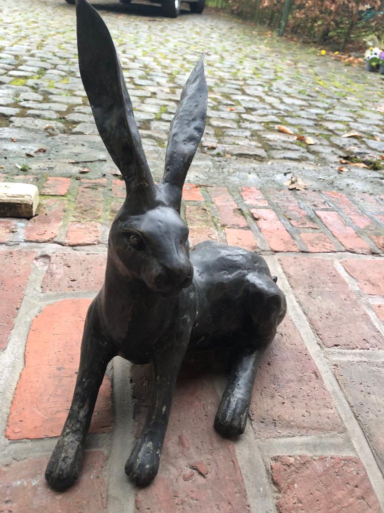 Bronzen beeld, Ophalen, Brons