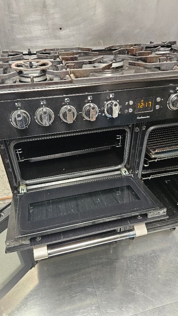 Oven met gasvuur en elektrische oven, Ophalen, Gebruikt, 60 cm of meer, Gas