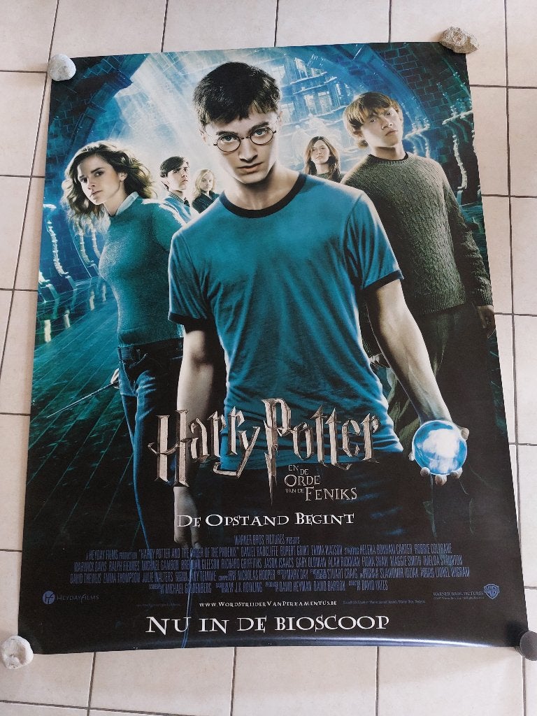 filmposter Harry Potter, Ophalen, Deurposter of groter, Film en Tv, Rechthoekig Staand