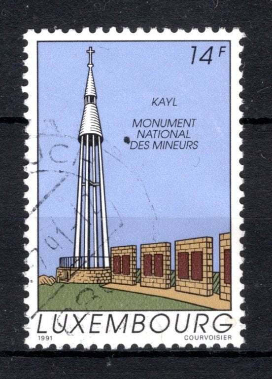 LUXEMBOURG Yt. 1224 estampillée 1991, Envoi, Luxembourg, Affranchi
