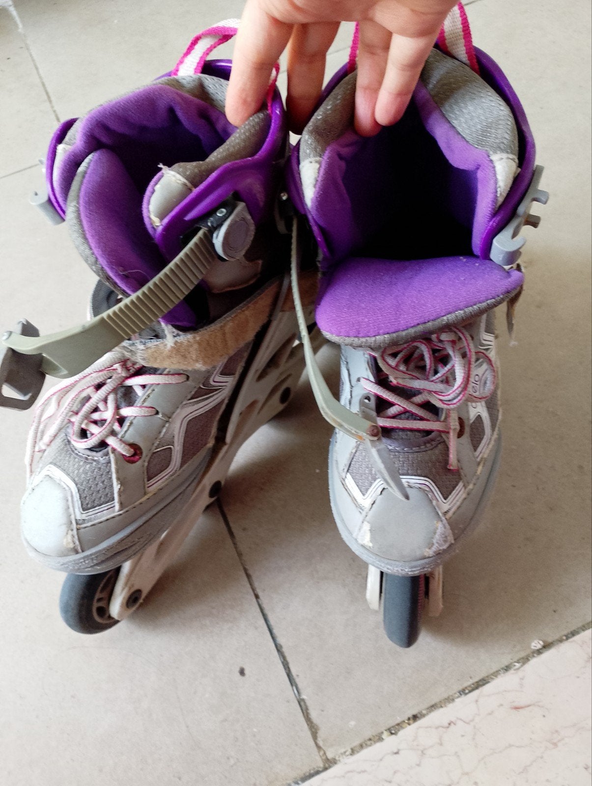 rol schaatsen, Ophalen