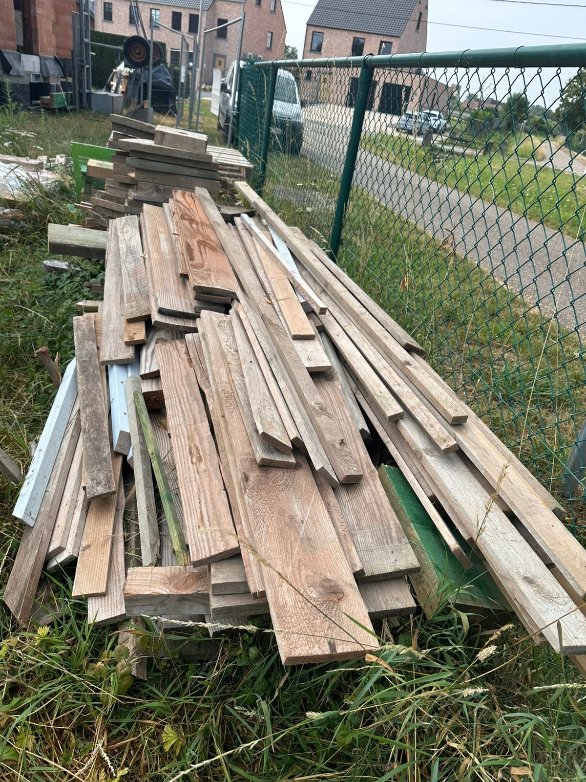 Hout - bouw, Ophalen, Gebruikt, Overige typen