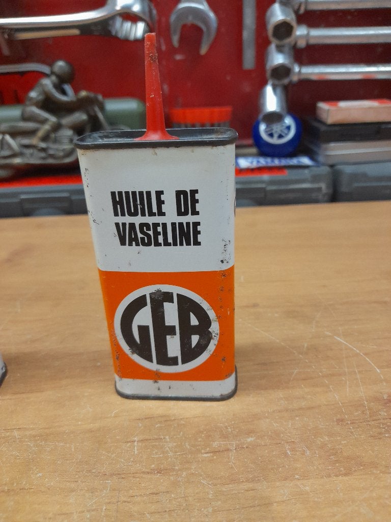 ancienne burette huile vide geb vaseline, Envoi, Utilisé, Autres types