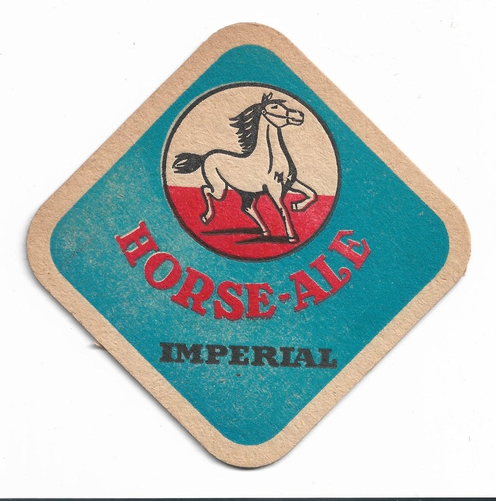 sous-bock Horse-Ale, Ophalen of Verzenden, Zo goed als nieuw, Viltje(s)