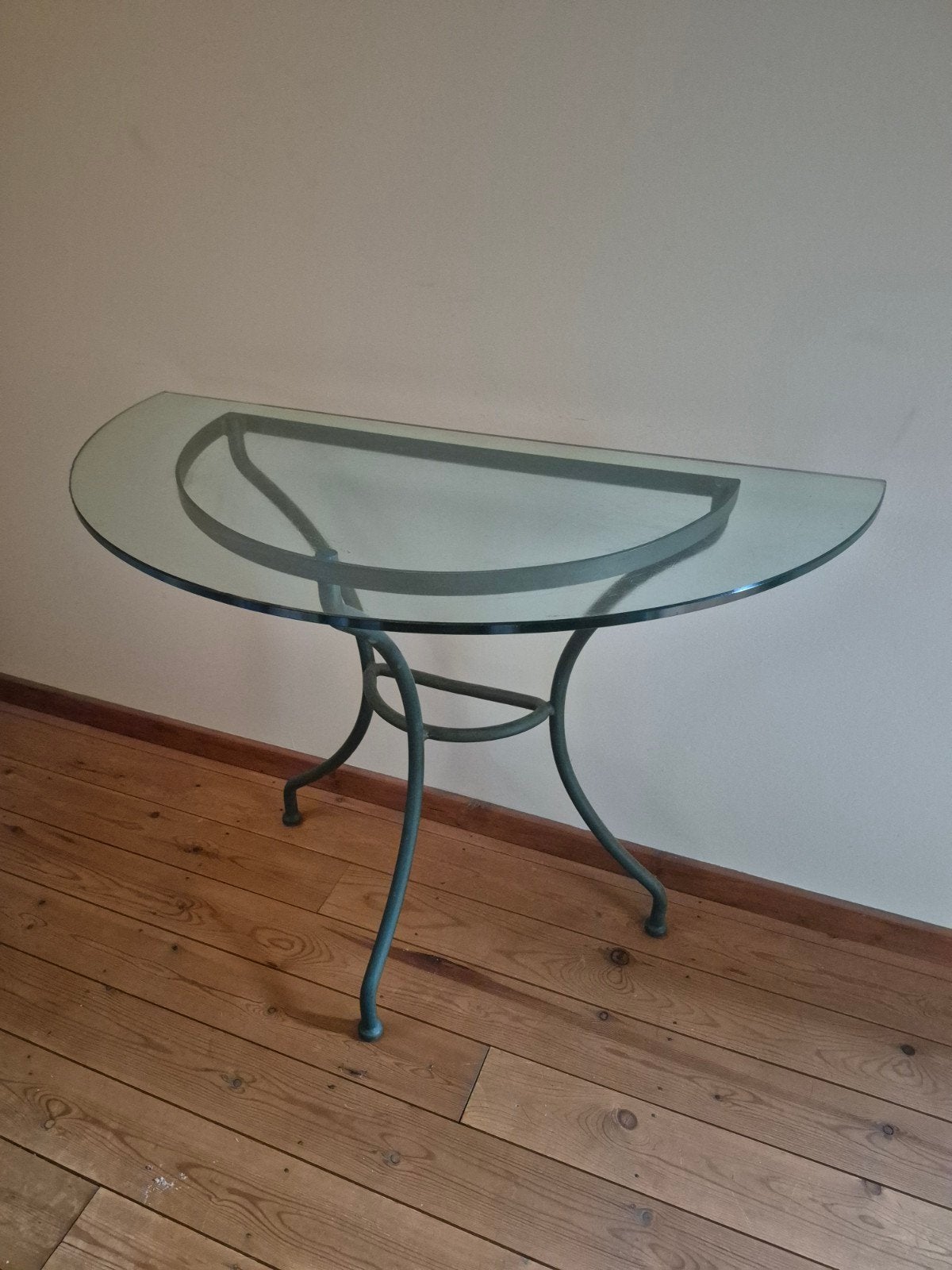table fer forgé et verre, Enlèvement, Utilisé, Autres formes, Verre