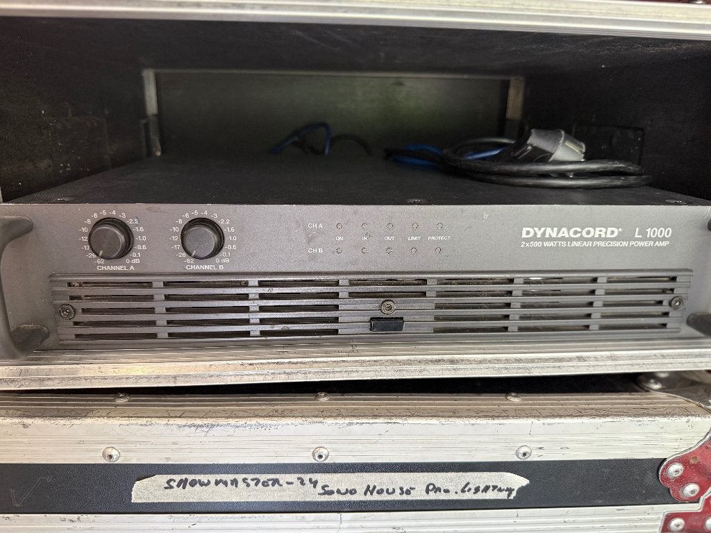 Dynacord L1000 versterker, Ophalen