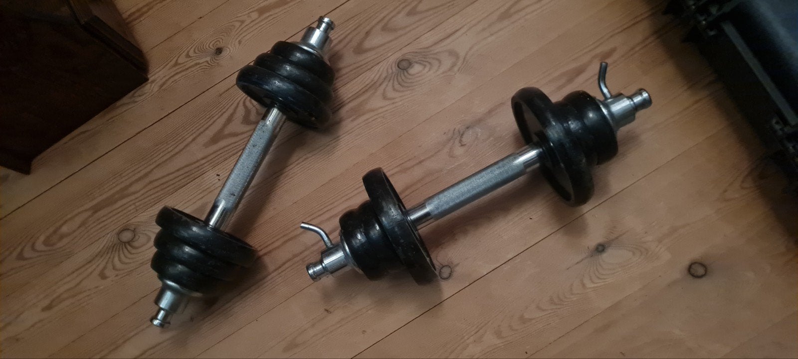 Halters, Sport en Fitness, Ophalen, Gebruikt, Armen, Halterset