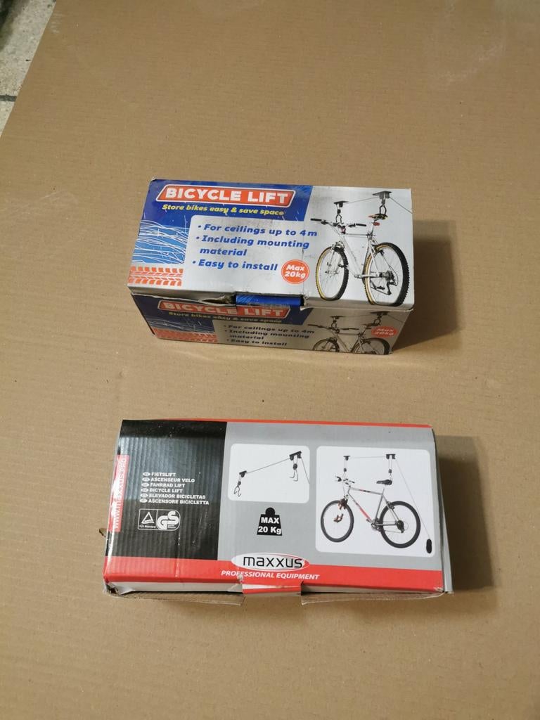 Fietslift, Ophalen, Zo goed als nieuw