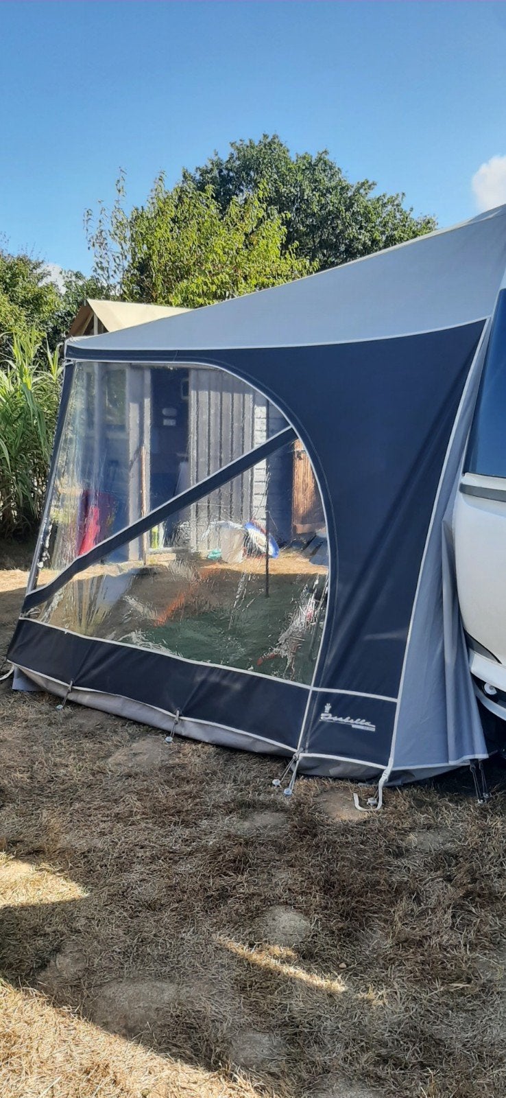 luifel met zijwanden en lichtgewicht carbonbuizen, Caravans en Kamperen, Voortenten en Luifels, Ophalen