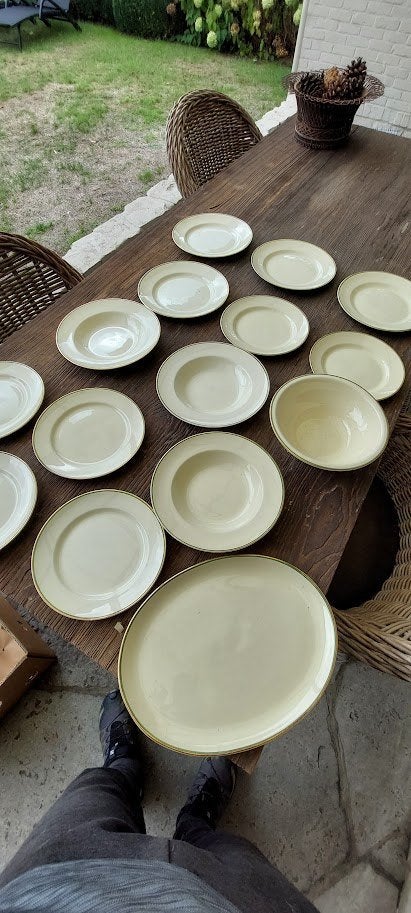 Koninklijke Plateelbakkerij Zuid-Holland servies vintage, Antiek en Kunst, Ophalen