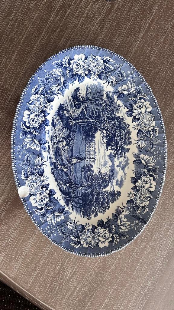 Vintage blauw-wit – Boch & England’s Heritage – schalen set, Ophalen