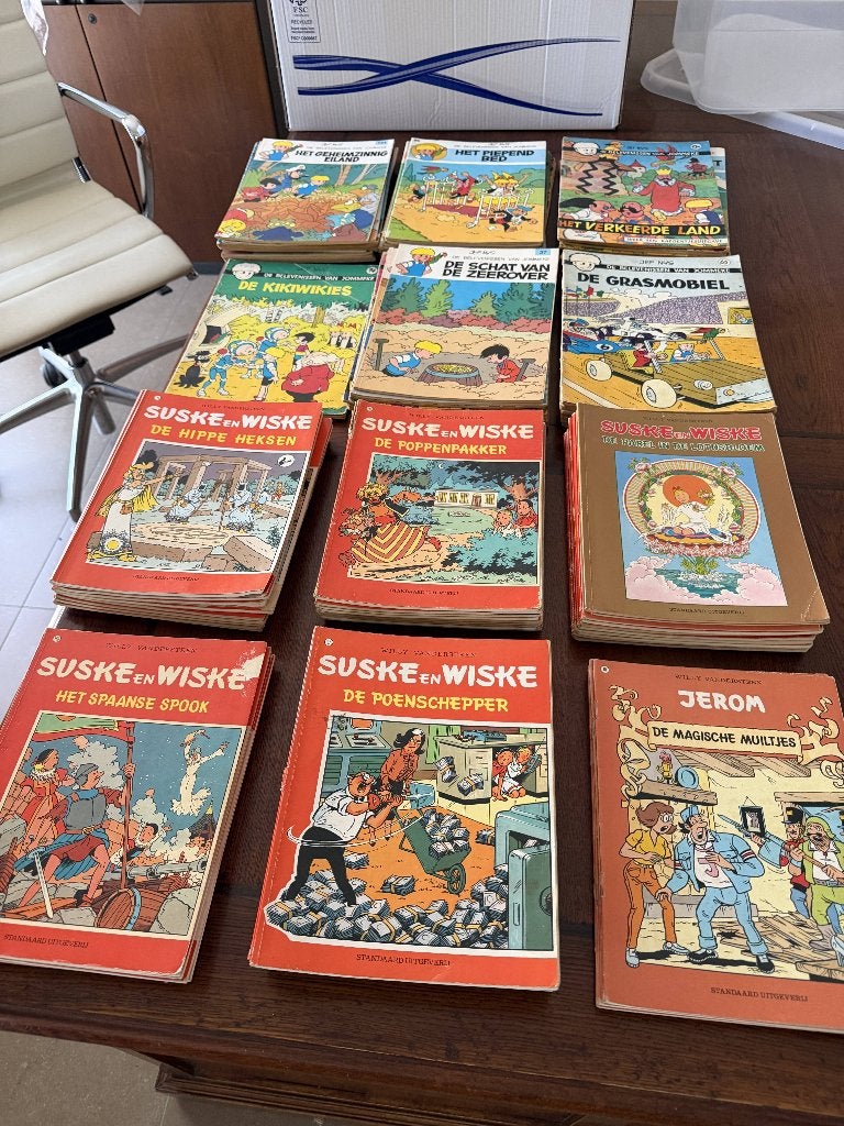 Suske & Wiske, Jommeke, Jerom, Boeken, Stripverhalen, Meerdere stripboeken, Diverse Auteurs, Ophalen, Gelezen