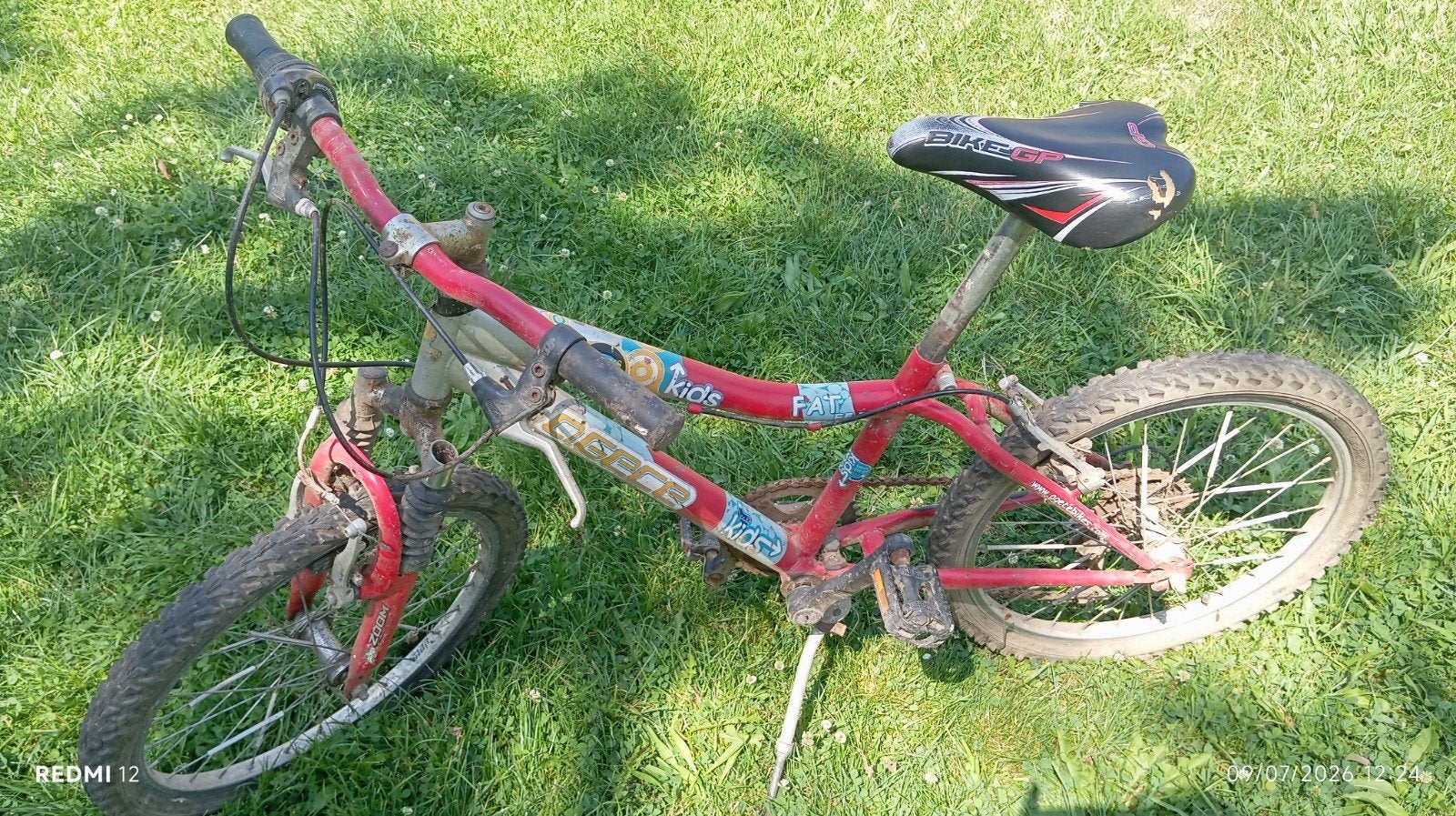Kinderfiets, Ophalen